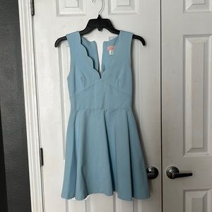 Dillard’s light blue dress